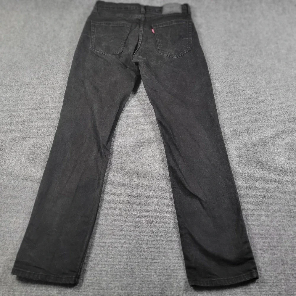 Levis 511 Jeans Mens (32x32 Label) Black Slim Fit Stretch‎ Denim Tapered Leg